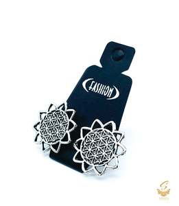 Oxidised Jwellery: Oxidised Stud Earrings