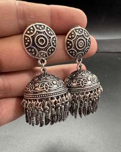 Beautiful oxidised bigger earrings