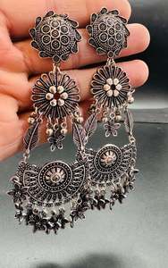 Beautiful oxidised bigger earrings