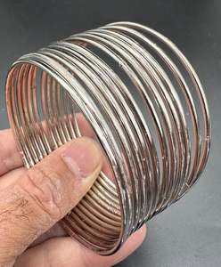 Plain Oxidised bangles set (price per pack)