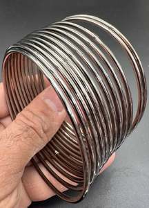 Oxidised Bracelets Bangles: Plain Oxidised bangles set (price per pack)