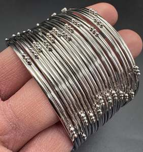 Plain Oxidised bangles set (price per pack)