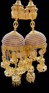 Kalire: Jerkan stone with pearls design Medium size bridal Kalire