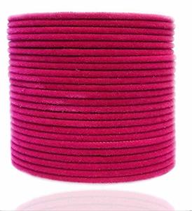 Strawberry color Velvet bangles (3 Dozen bangles in one set)