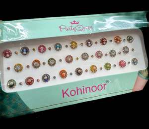 Golden stone Multicoloured Bindi