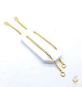 Ear Lift Support Patches Sahare For Earrings: Plain golden work beautiful earring support Sahare