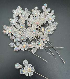 Pack of Beautiful pearls flower hair jura Pin (20 in each pack) Price per pack