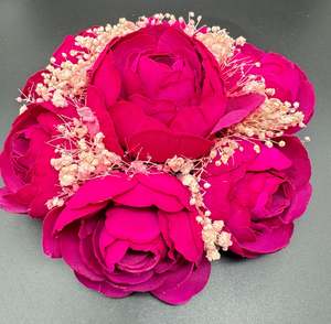 Gajra Floral Bun: (Video clip attached )Beautiful Gajra hair bun for Bride hairstyle