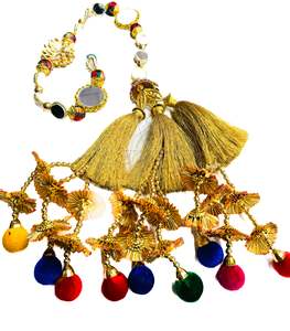 Hair Prandi Pranda: Heavy Design Paranda Parandi Braid Tassles Hair Accessory For Women & Girls Hair Extension