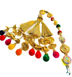 Heavy Design Paranda Parandi Braid Tassles Hair Accessory For Women & Girls Hair Extension