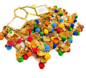 Hair Prandi Pranda: Heavy Design Paranda Parandi Braid Tassles Hair Accessory For Women & Girls Hair Extension