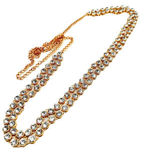 Kamarband Belly Chains: Golden & Silver stone work double lined Beautiful Kamarband