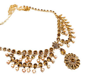 Golden stone with pearls work Beautiful Kamarband