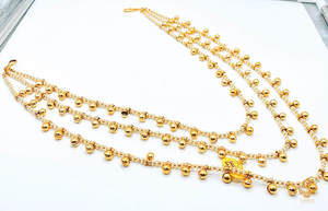 Golden and White Pearl work Heavy Kamarband