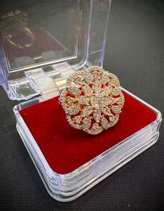 Rings: Beautiful American Diamond ring (adjustable)