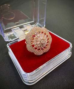 Beautiful American Diamond ring (adjustable)