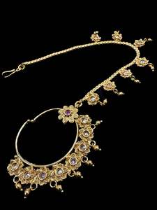 Medium size Original polki stone Beautiful Bride Nath (non piercing)