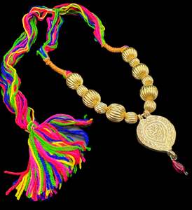 Multicoloured Kaintha for Bhangra