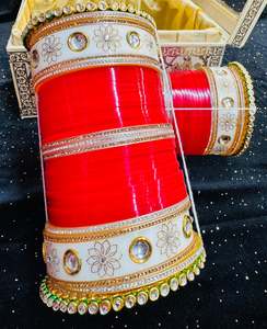 Beautiful kundan stone design Bridal Churra