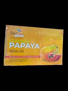 Skin Alive papaya Facial Kit for Women & Men – Smooth & Silky Skin, Instant Gl&hellip;