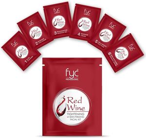 Red Wine Facial Kit Pouch| 5 Step Facial Kit for Skin Tightening, Repair & Anti-&hellip;