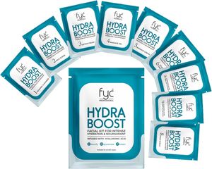 HydraBoost Facial Kit, 8 Step Treatment with Hyaluronic Acid, 55g