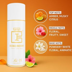 Being Indian Bi-IV Deodorant Combo | Long Lasting Deo Spray Perfume for Men | Fr&hellip;