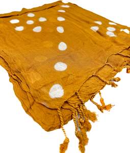 Embroidered Dupatta: Print work Cotton based plain dupatta scarf style