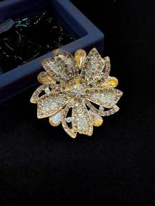 Jewellery: Stones studded Fancy Brooch