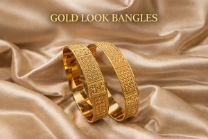 Beautiful Gold look Kade /Bangles (Not original Gold)(slight variance in color a&hellip;