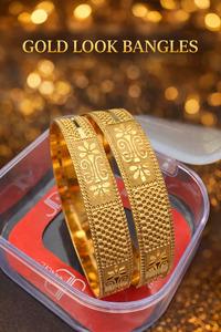 Beautiful Gold look Kade /Bangles (Not original Gold)(slight variance in color a&hellip;