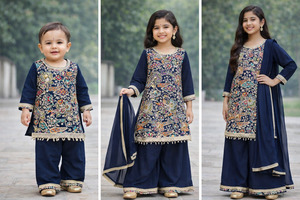 Peacock Blue color Pure and soft georgette based multicoloured embroidery work g&hellip;