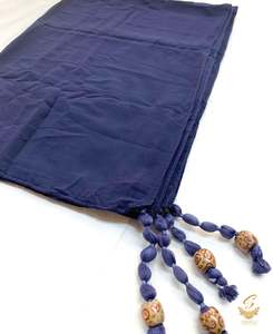 Hijaab: Nevi blue colour georgette based beautiful hijab