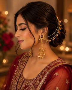 Elegant Kashmiri long jhumka earrings with royal stones and Ghunghroo attached S&hellip;