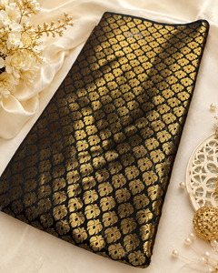 Black brocade silk Fabric (price per meter) perfect for stitching blouses /skirt&hellip;