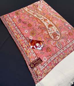 Woolen Shawls Scarfs: Women's Plain Pure woollen Kashmiri Shawl