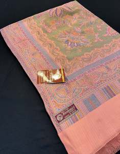 Women's Plain Pure woollen Kashmiri Shawl
