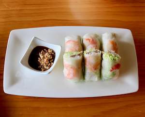Entre: PRAWN & PORK FRESH SPRING ROLLS