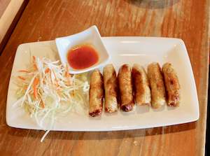 PRAWN & PORK DEEP FRIED SPRING ROLLS