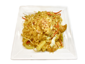 SATAY STIR FRY RICE NOODLE
