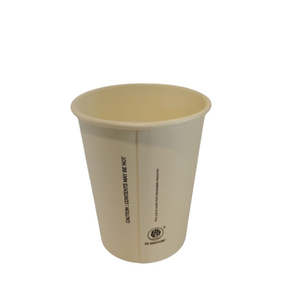 Features Collection: White Aqueous Single Wall Bio Cups