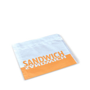 Sandwich Printed Flat Greaseproof 200 x 238MM Qty 500