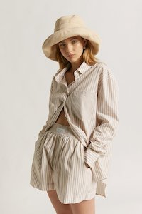 Pants And Shorts: St Tropez Striped Shorts