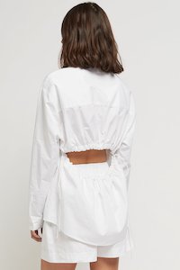 Gretel Cotton Ruched Shirt