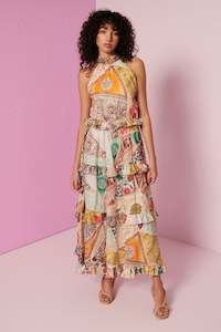 Kate Ford: Zellije Long Layered Dress