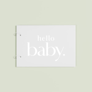 Guest Books: Jardin | Baby Shower | Guest Book (A5)