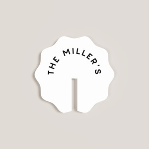 Drink Tags: Marigold | Wavy Acrylic Drink Tag (Large)