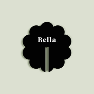 Drink Tags: Buttercup | Scallop Acrylic Drink Tag (Large)