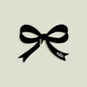 Drink Tags: Mila | Bow Acrylic Drink Tag (Large)