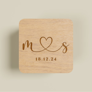 Ruby | Engraved Ring Box